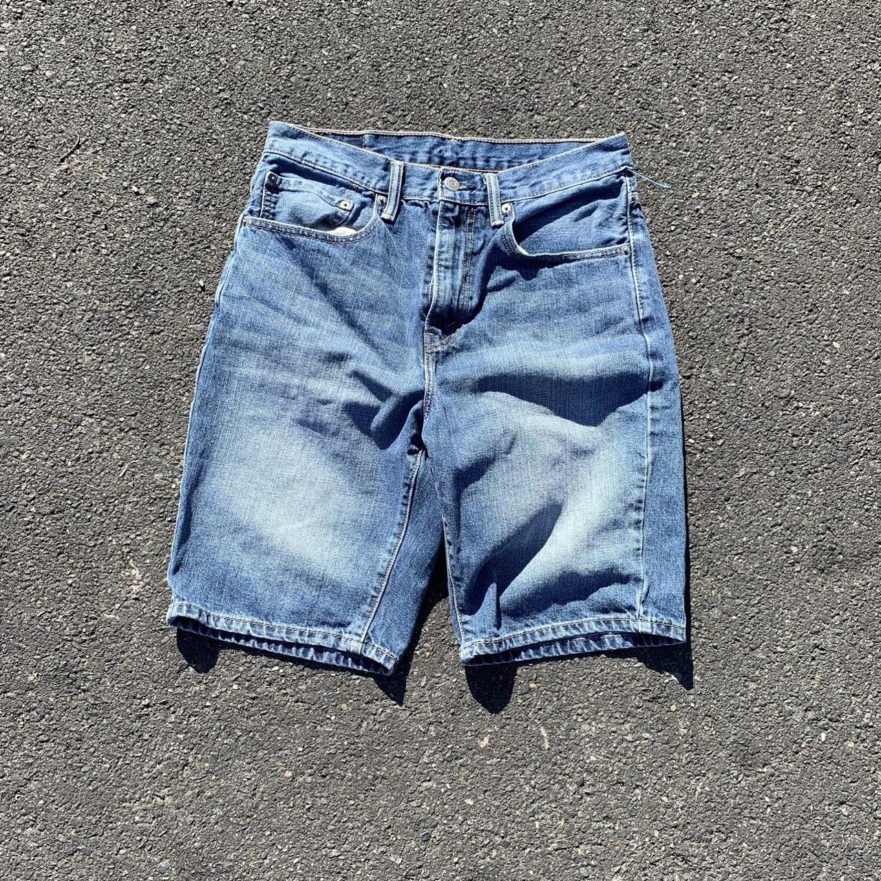 Levis 505 Jorts 32 Waist Great Fade to them! Perfect... - Depop