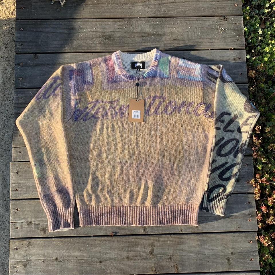 Perfect Fall Piece! Stussy Alfonso Sweater Size... - Depop