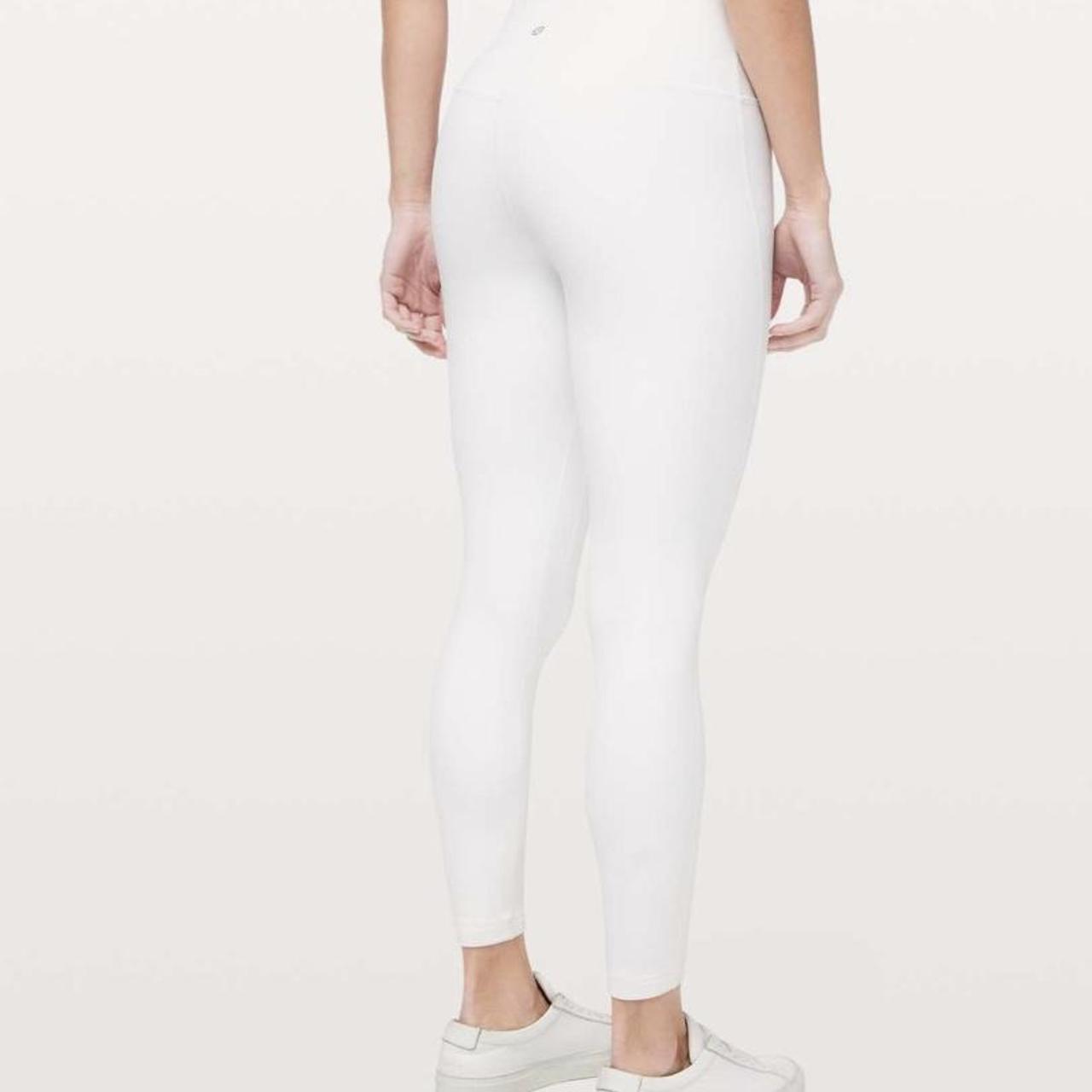 white lululemon align leggings 25' size 2 only worn - Depop