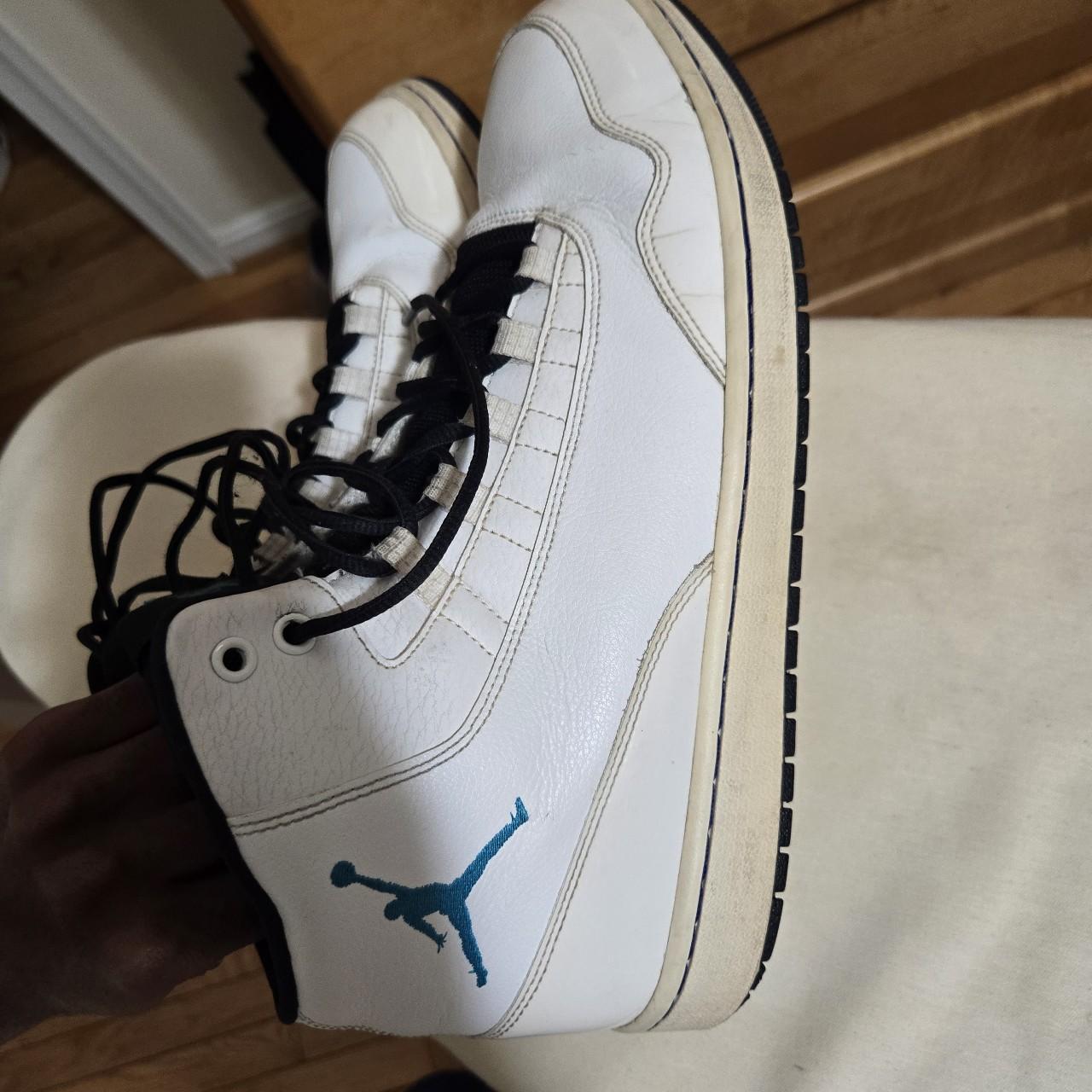 Air Jordan executive in white. This is a great shoe. Depop