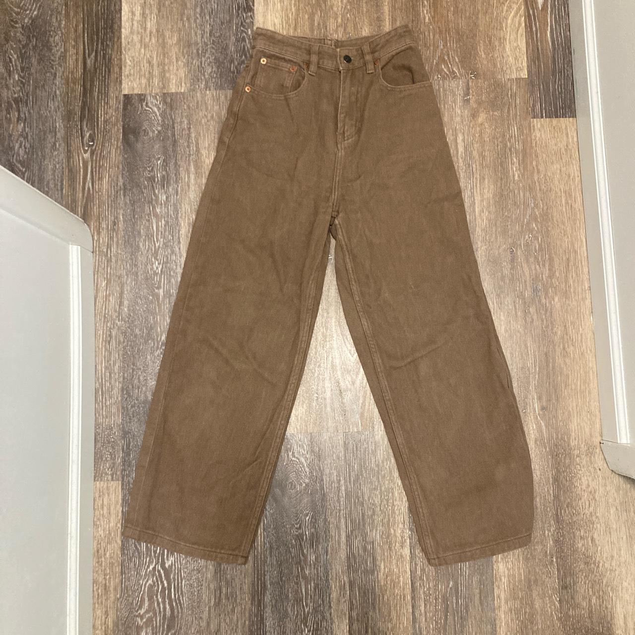 Motel Women's Brown Jeans Depop