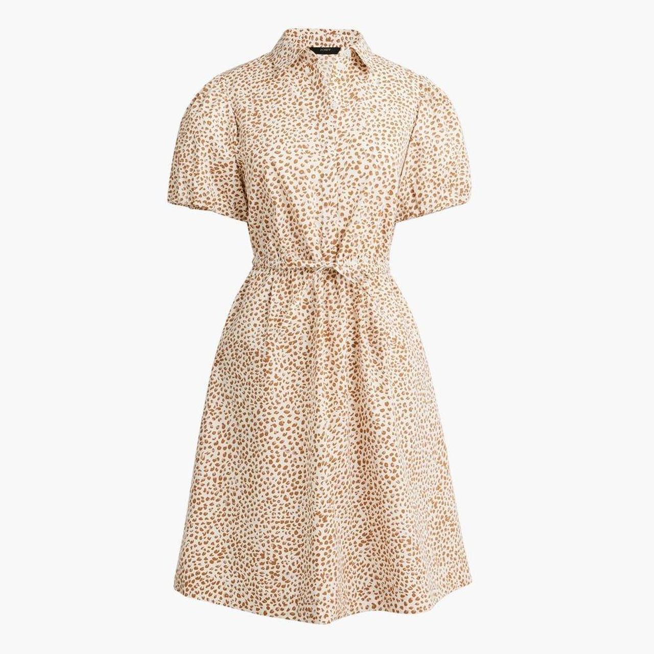 Crew Women's Dress White/Brown – J Crew Short-sleeve