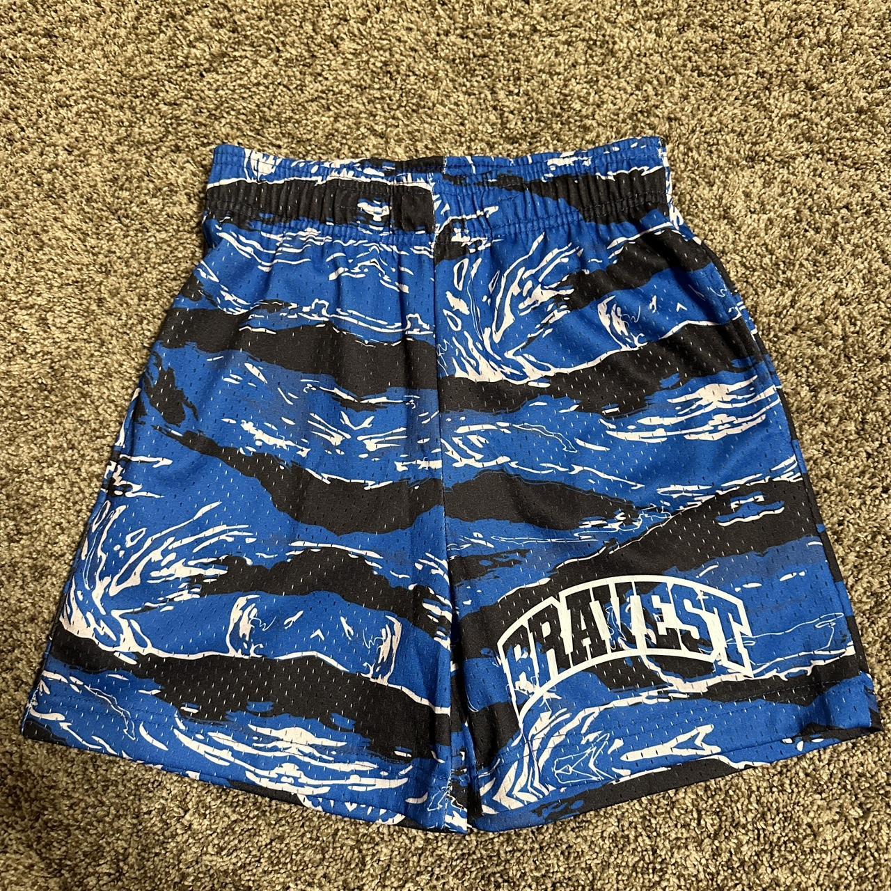 Bravest Studio Blue Camo deals Shorts - L