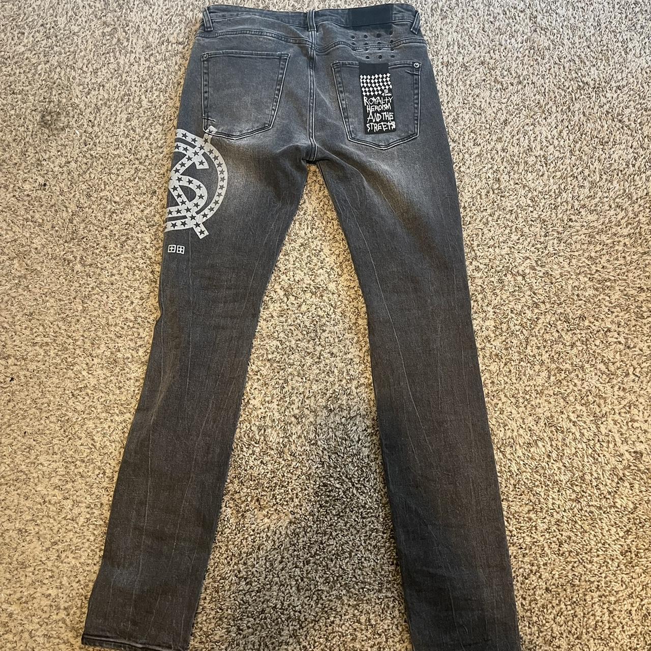 Ksubi Men's Black and Grey Jeans Depop