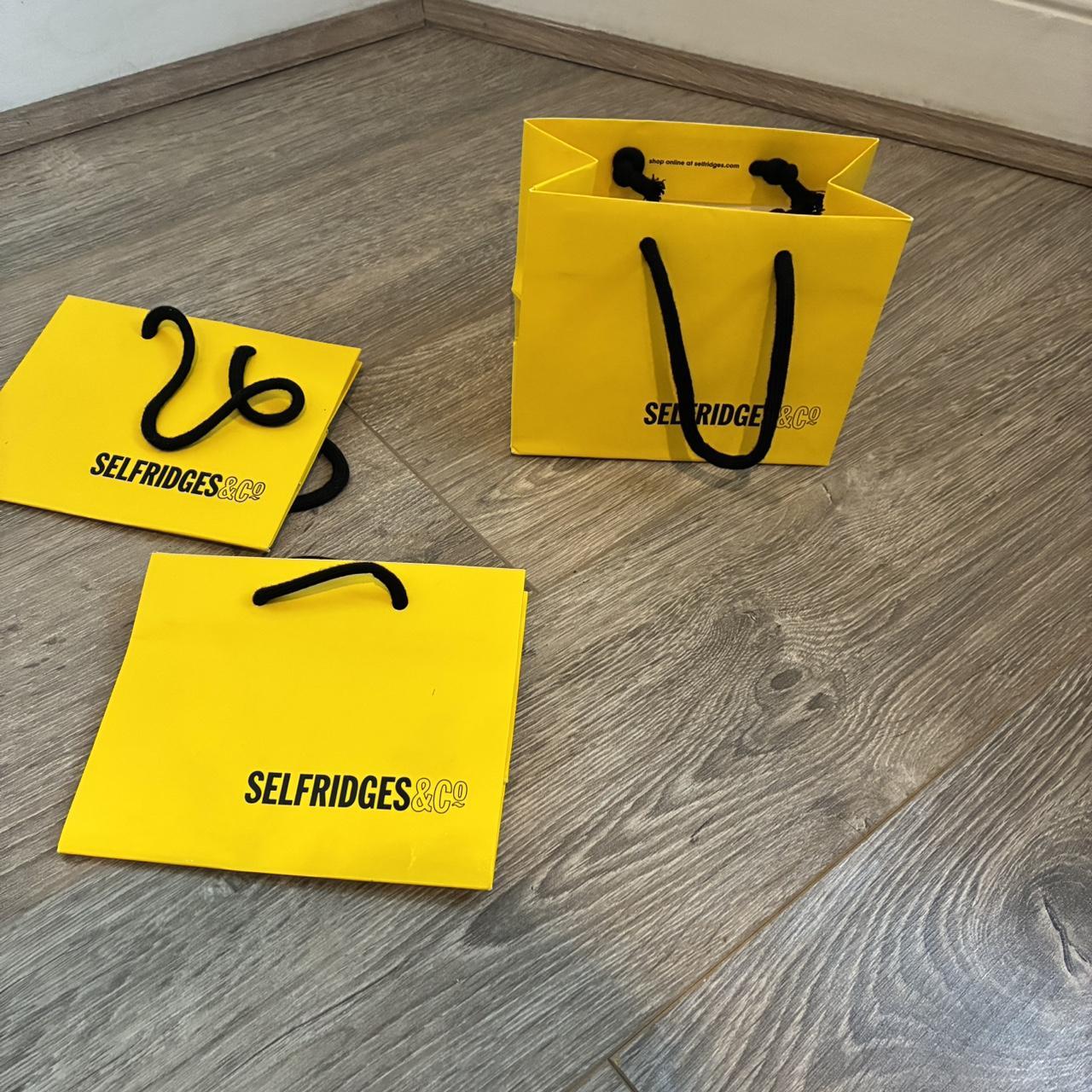 Selfridges London Selfridges Yellow Bag Gift Bags Selfridges Paper Bag Wholesale Jumbo Cloth Gift Bag