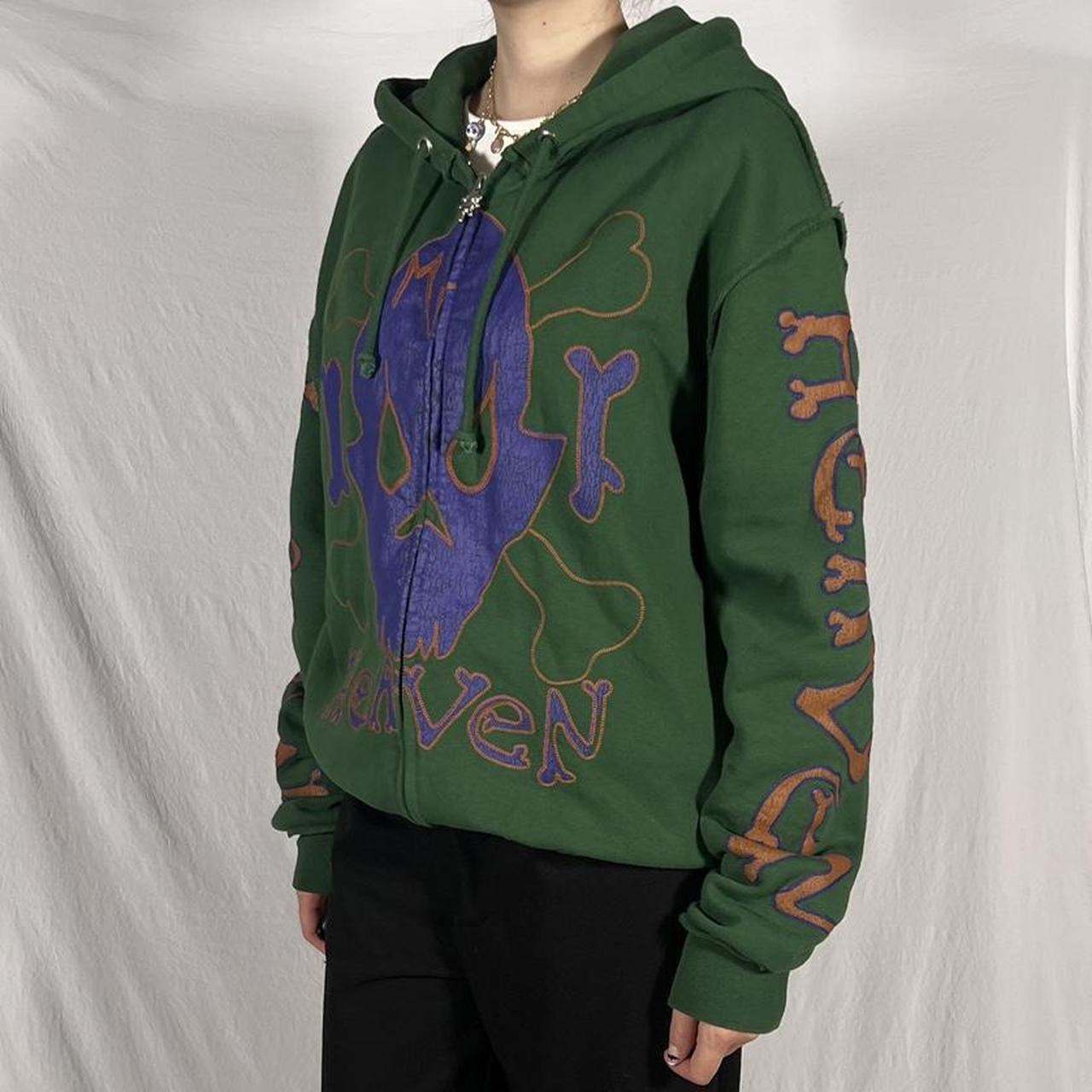 Heaven by Marc jacobs green store logo hoodie