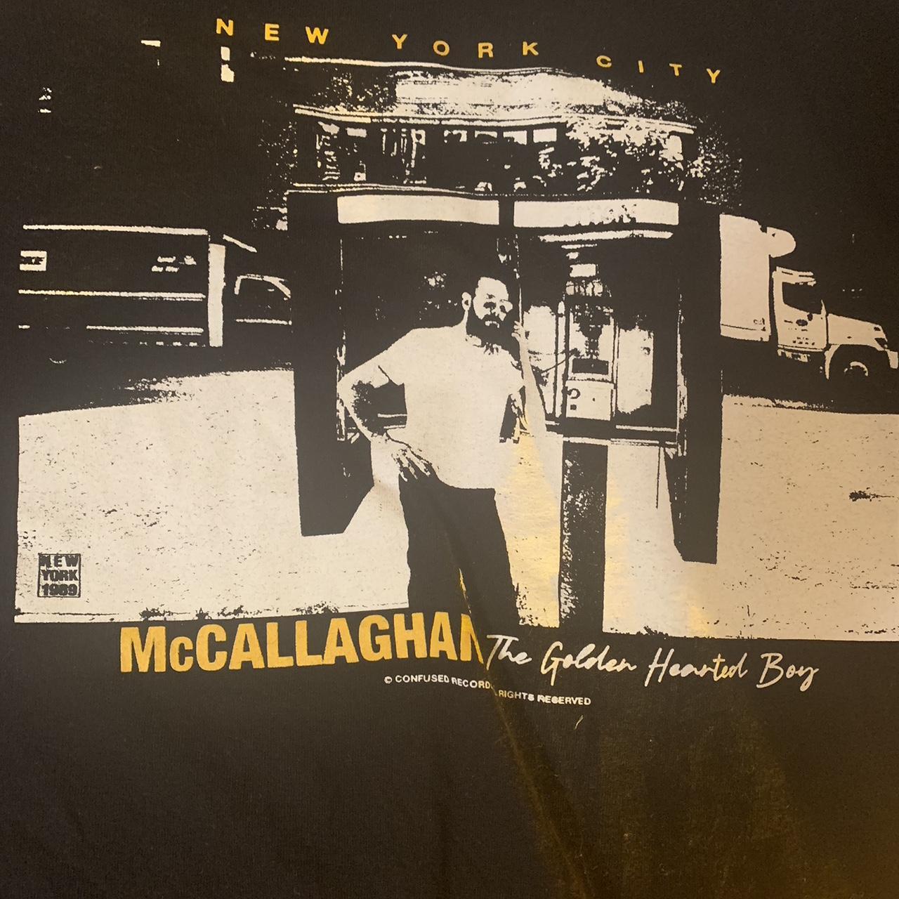 Brandy Melville Men's Black and Yellow Shirt Depop