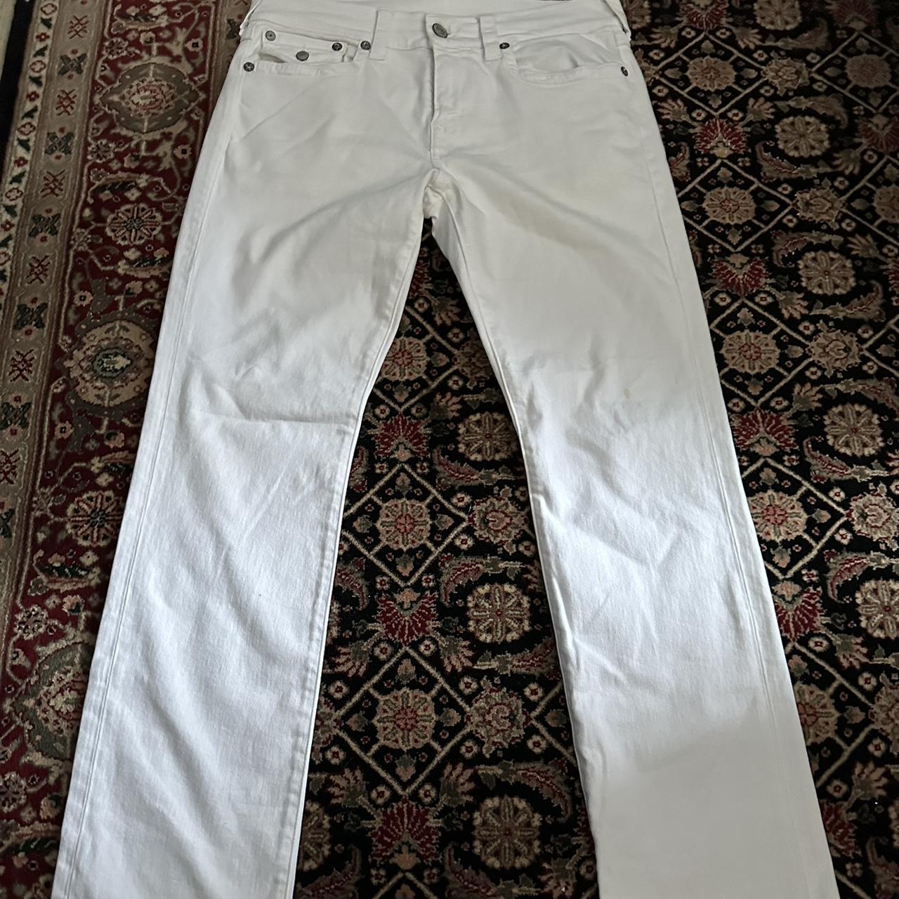 White true religion jeans 31x32 - Depop