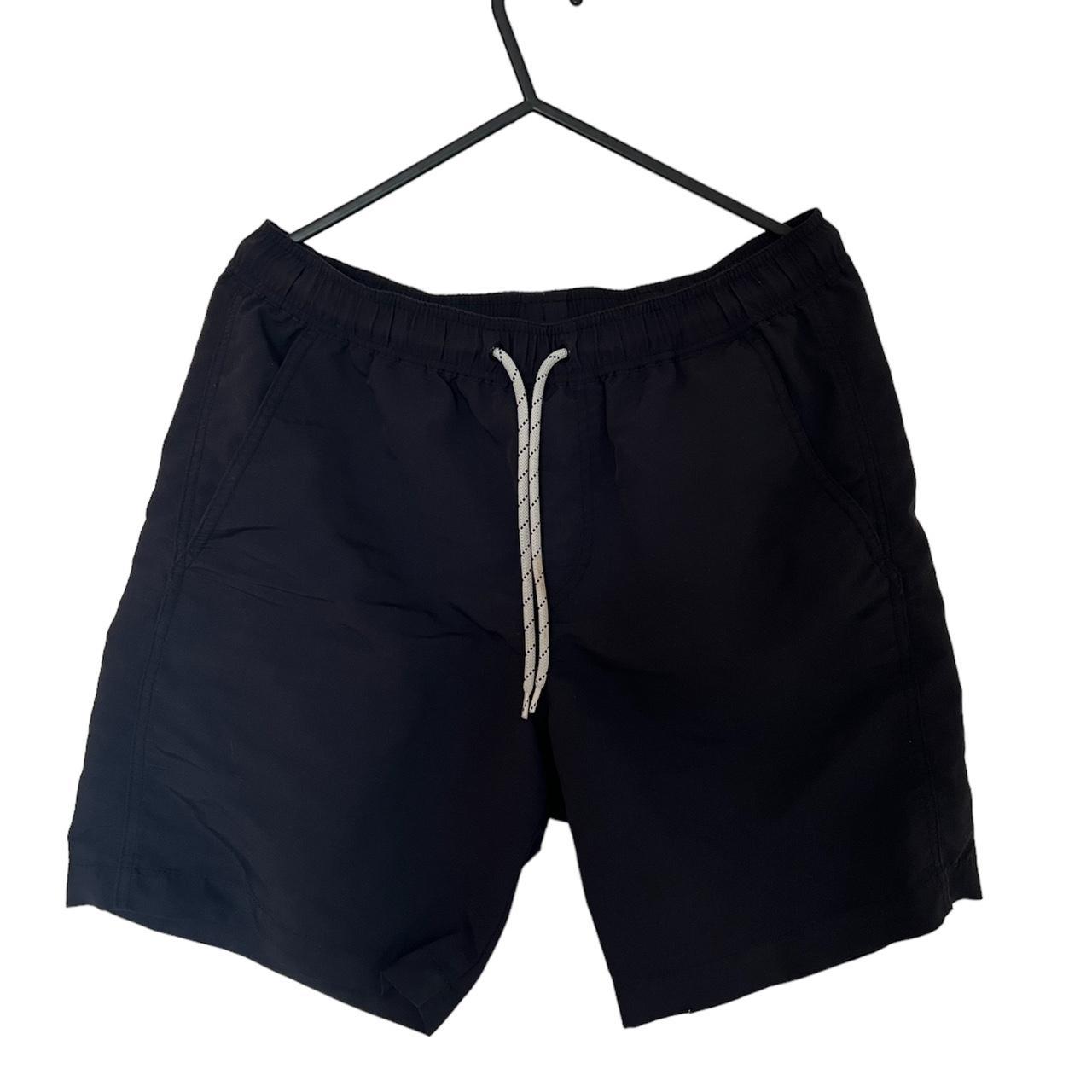 Uniqlo Charcoal/Black/Grey Swim Trunks/Shorts Depop