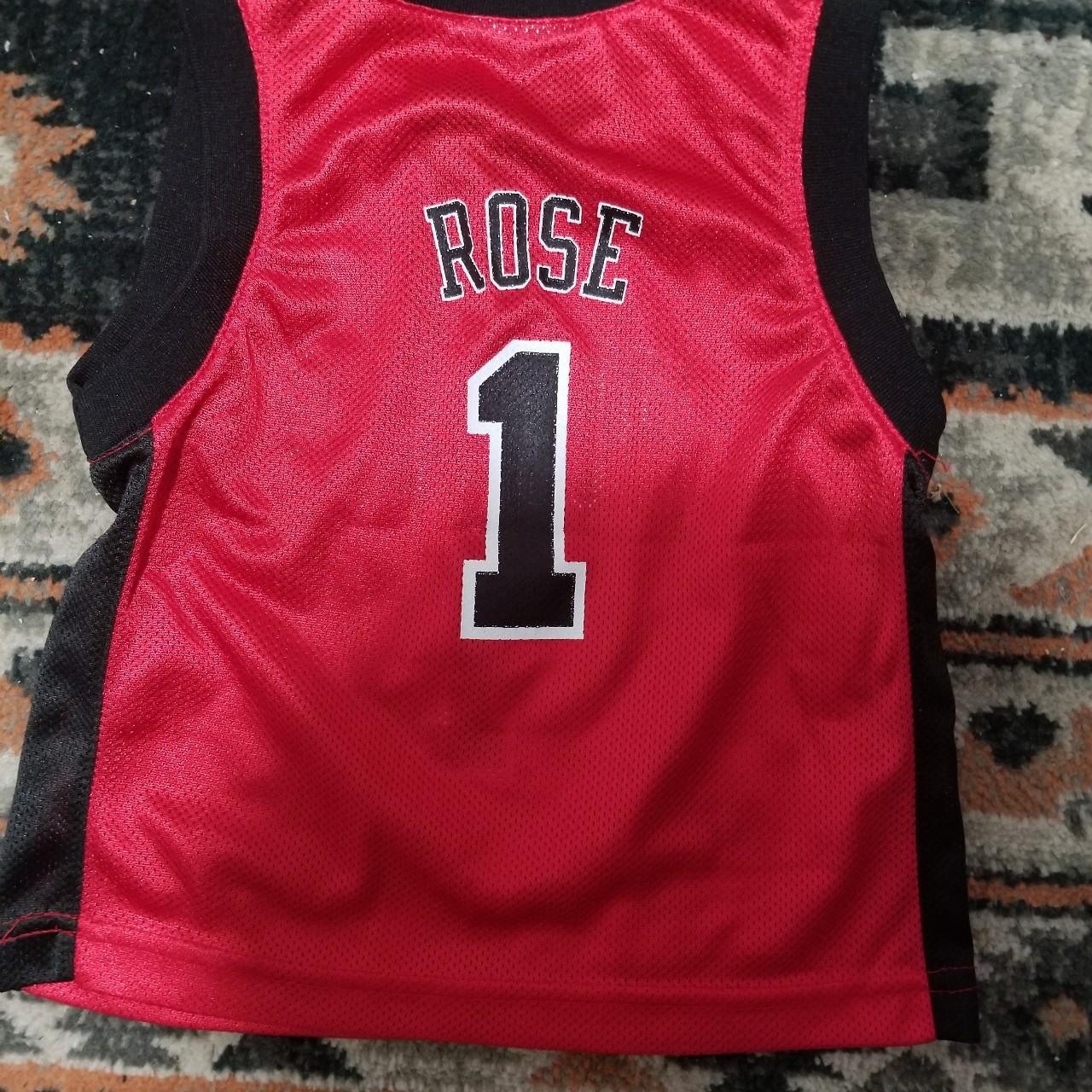 Chicago Bulls Jersey Adidas Derrick Rose 1 . In good - Depop