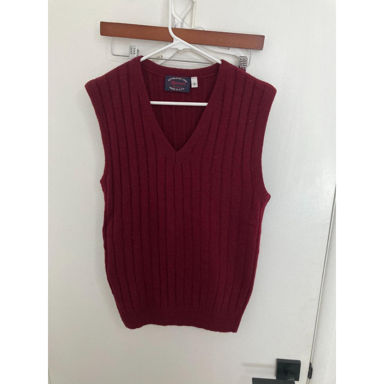 Milford Sportswear Men's Vintage Knit Sweater... Depop