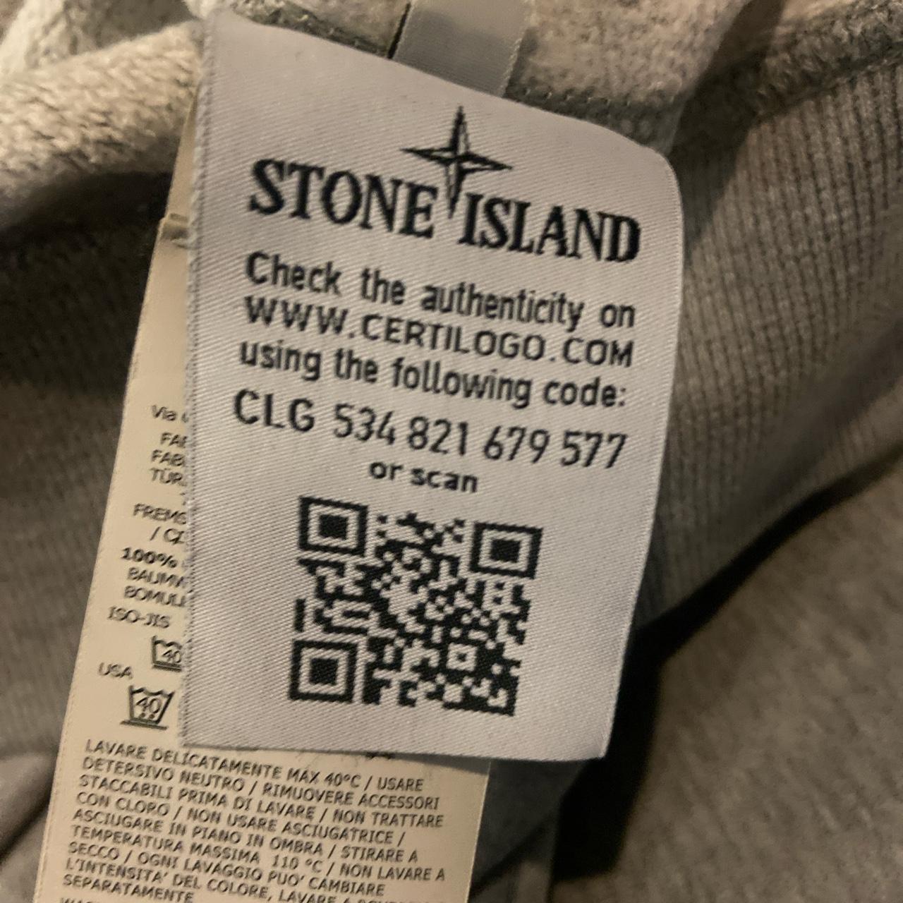 Stone island Grey sweatshirt Perfect condition... - Depop