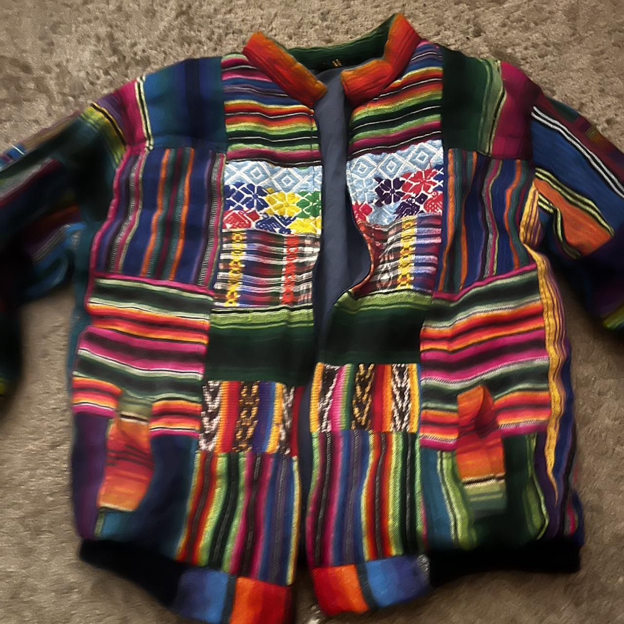 Men's Jacket - Multi - S – Multicoloured patchwor… - image 3