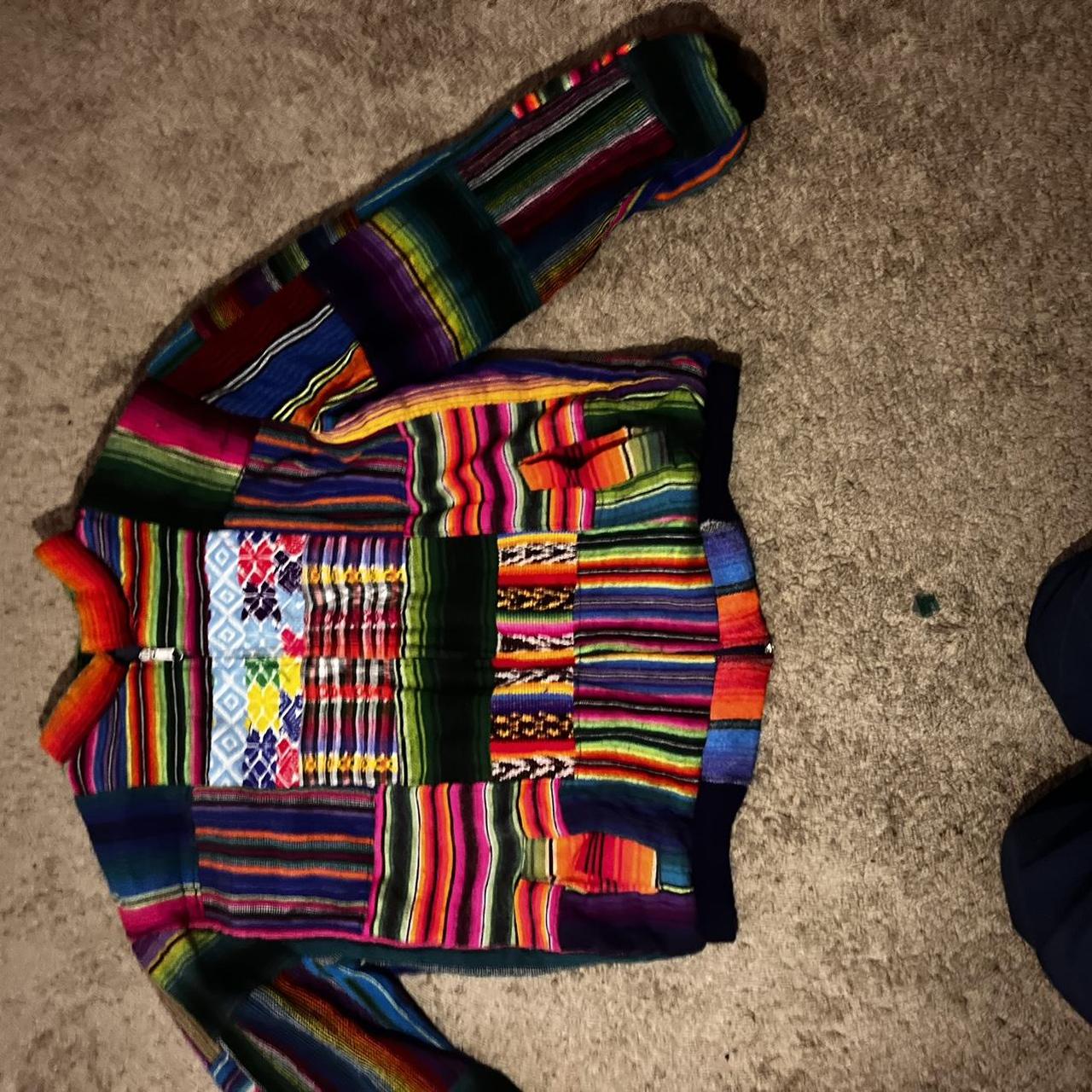 Men's Jacket - Multi - S – Multicoloured patchwor… - image 1