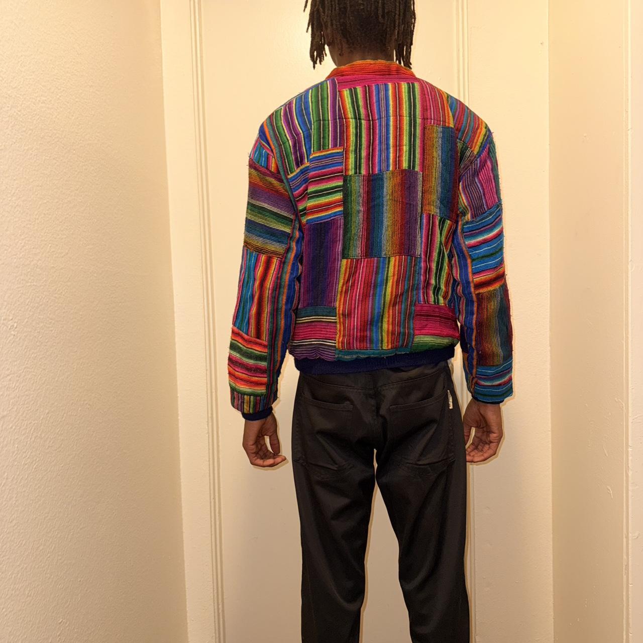 Men's Jacket - Multi - S – Multicoloured patchwor… - image 7