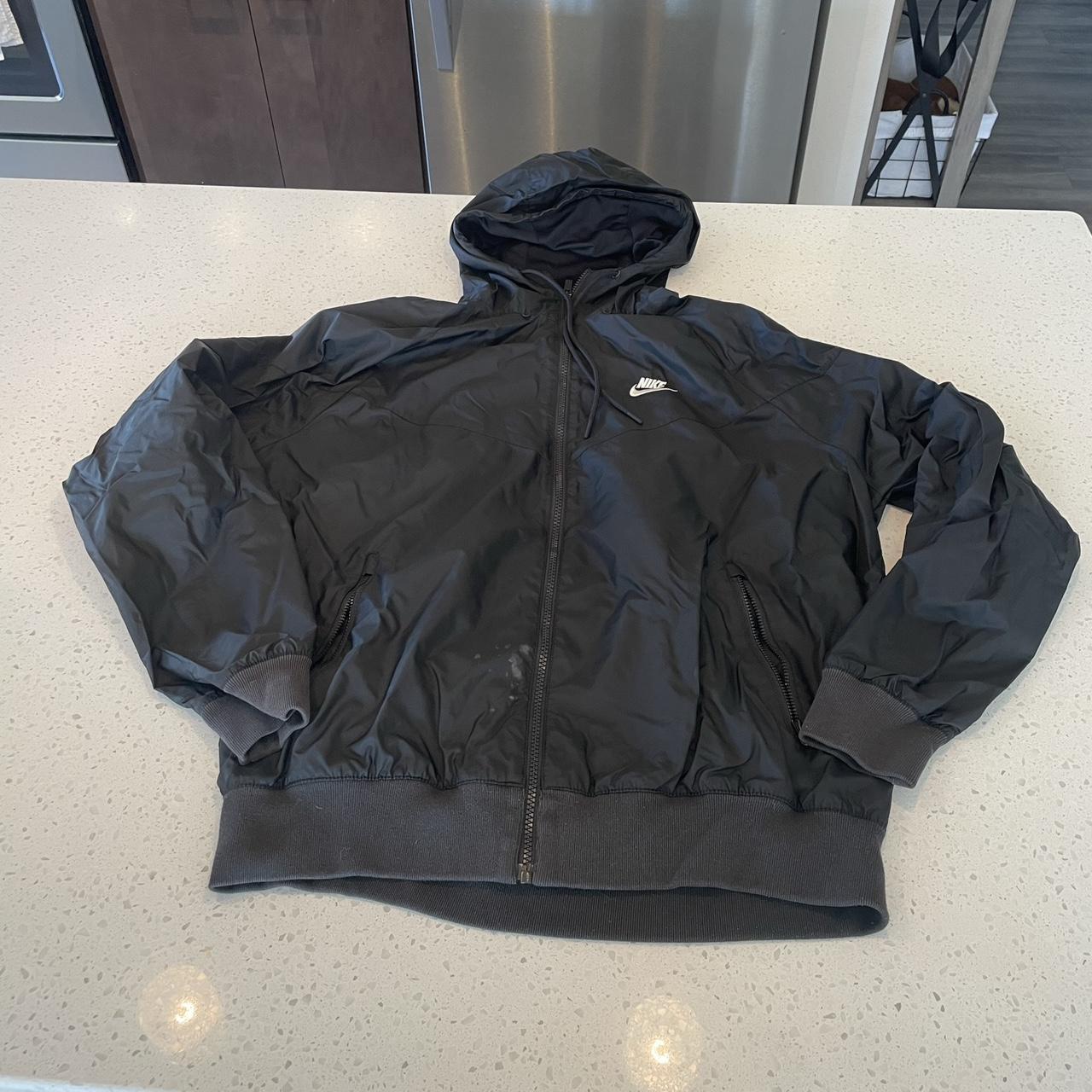 mens nike windbreaker black