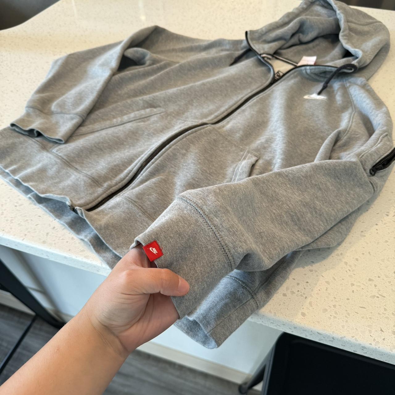 Grey Nike hoodie Size large Super heavy thick... Depop
