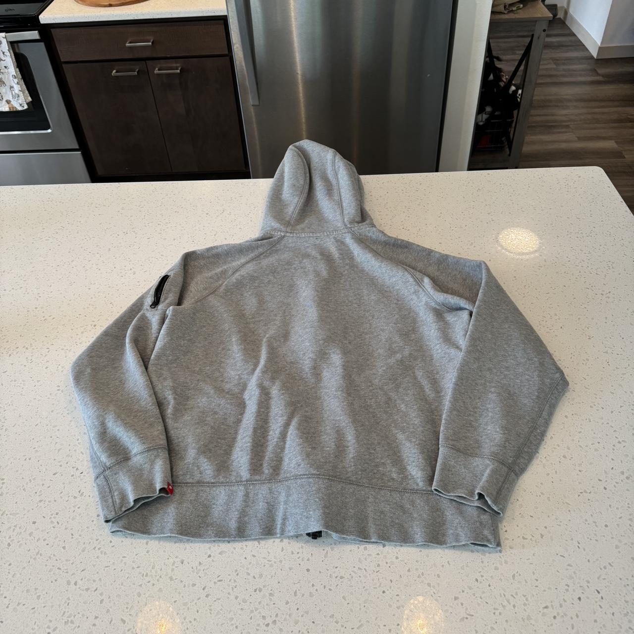 Grey Nike hoodie Size large Super heavy thick... Depop
