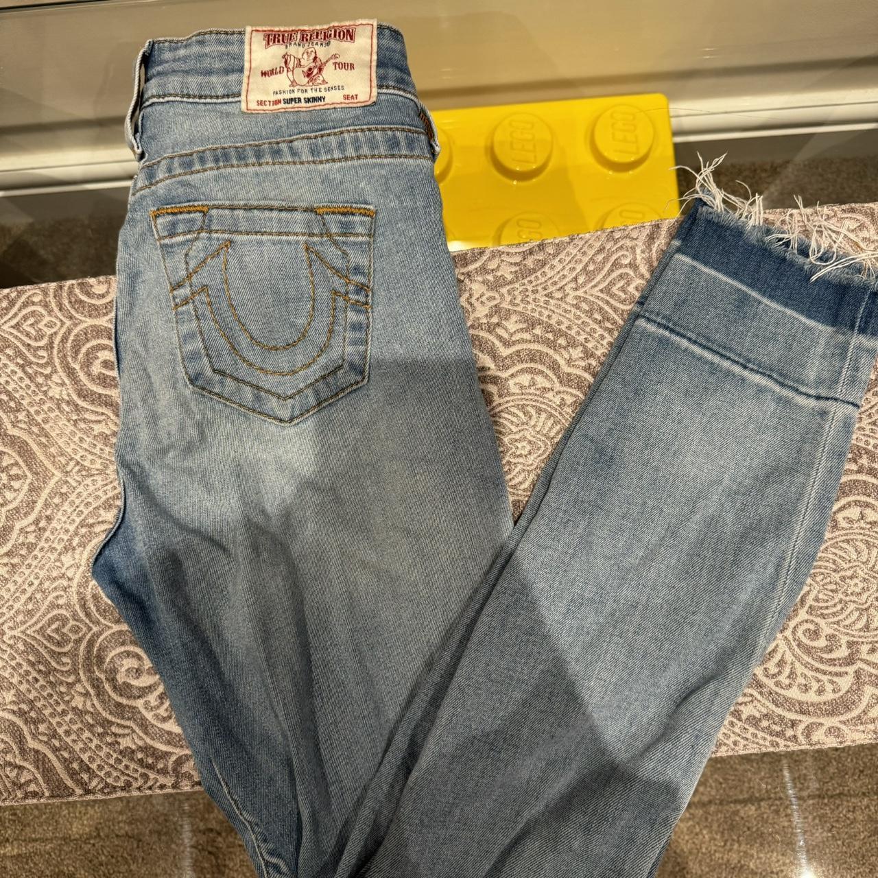 Light blue outlet true religion jeans