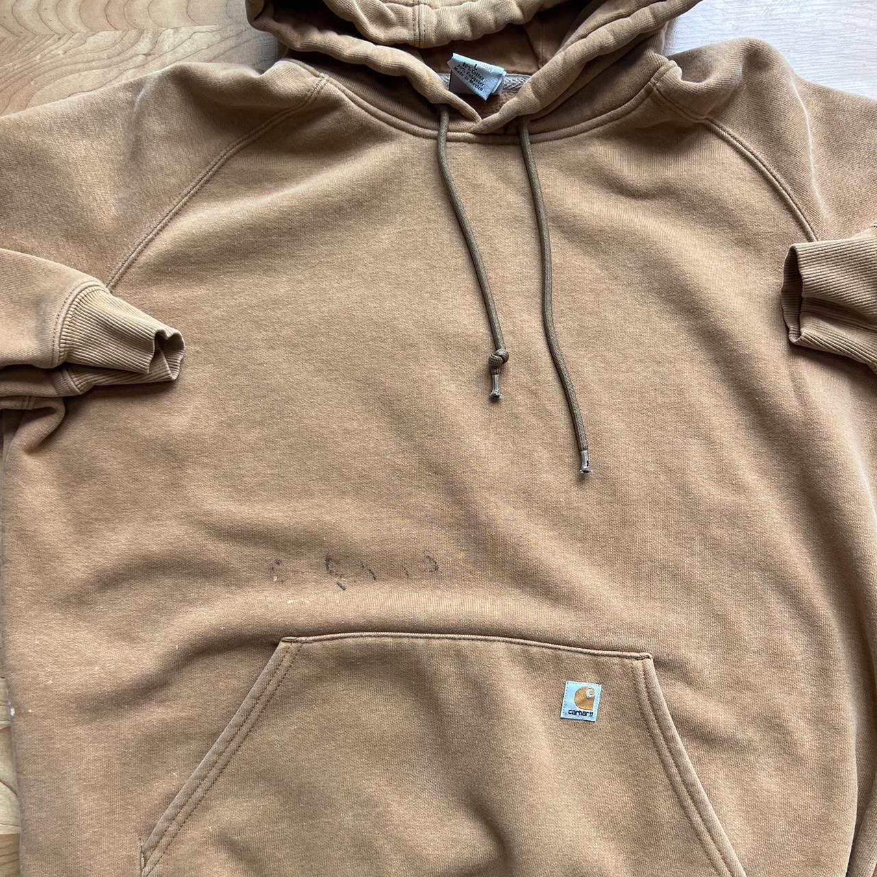 Carhartt Women's Tan Hoodie | Depop