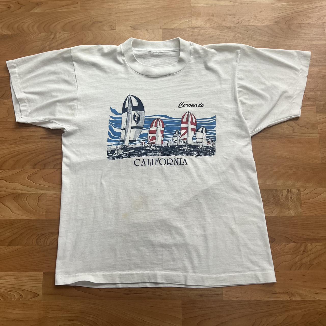 Vintage 1986 California Shirt Light Stain On Front - Depop