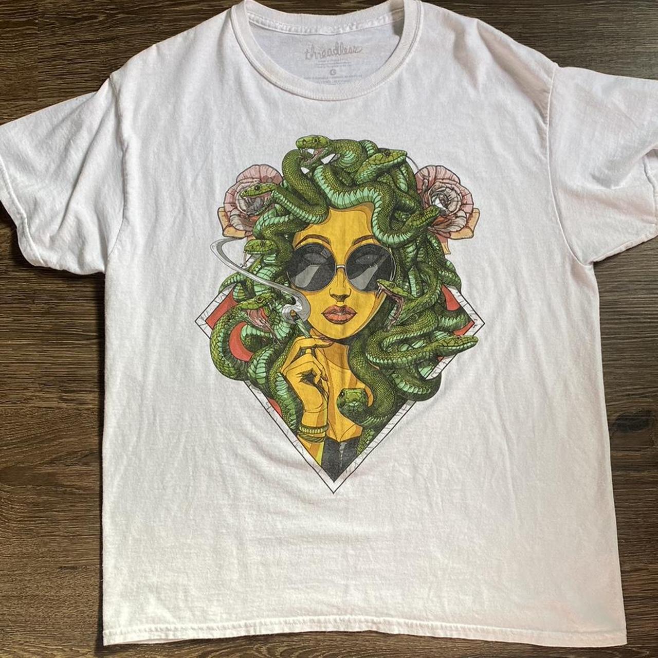 〰️Medusa Graphic-T〰️ 📦$4.50 Measurements -length... - Depop