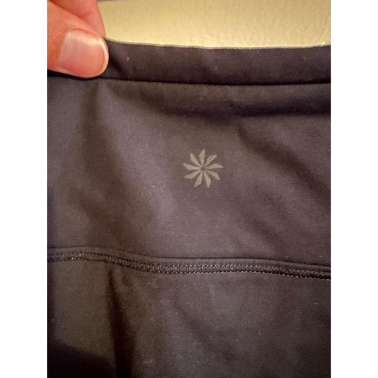 Athleta Match Point Skort Size Large Black Excellent... Depop