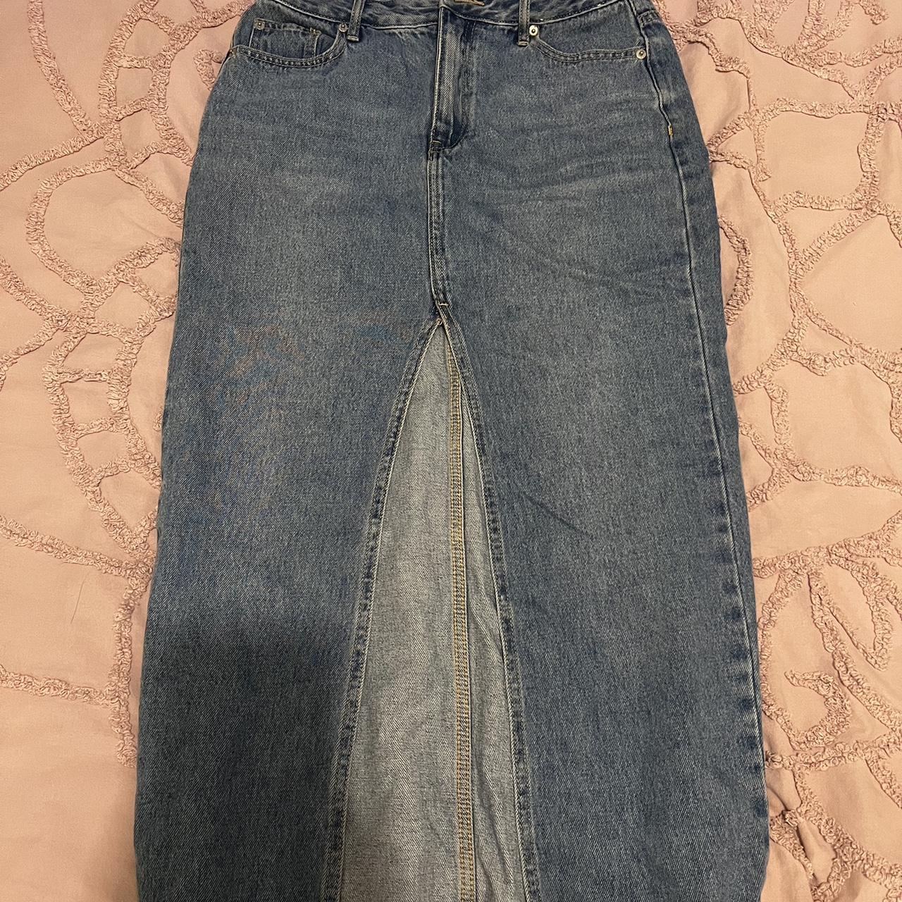 Glassons Maxi Denim Skirt Only Worn Once And Great Depop