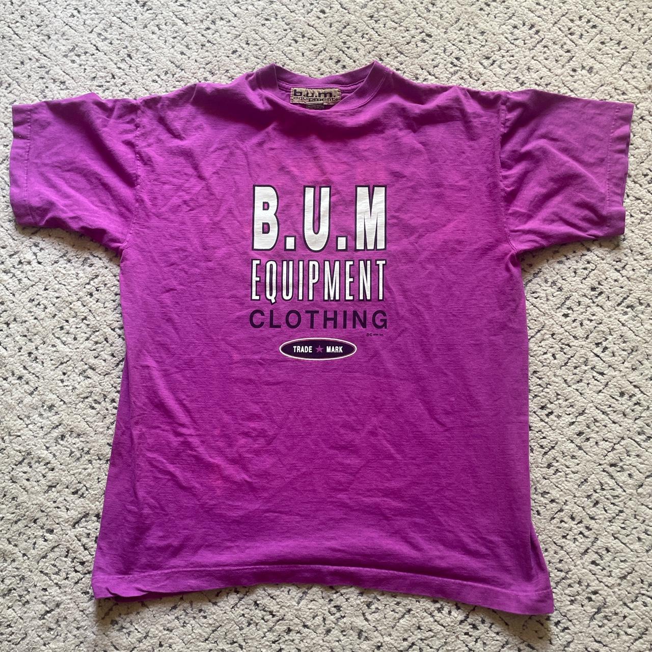 Insane 1994 B.U.M. Equipment shirt with crazy logo... - Depop