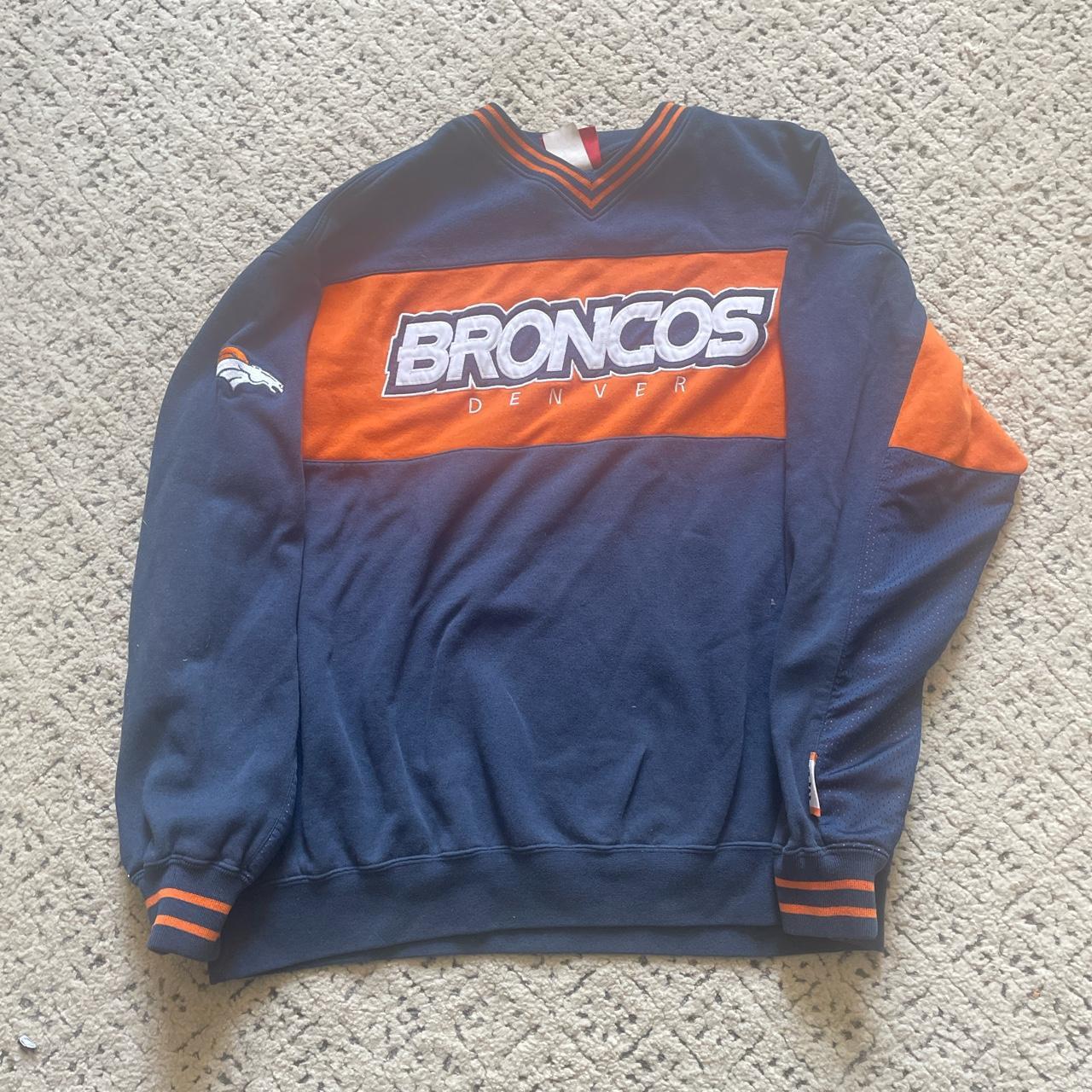 Vintage Denver Broncos crewneck sweatshirt. XL but - Depop