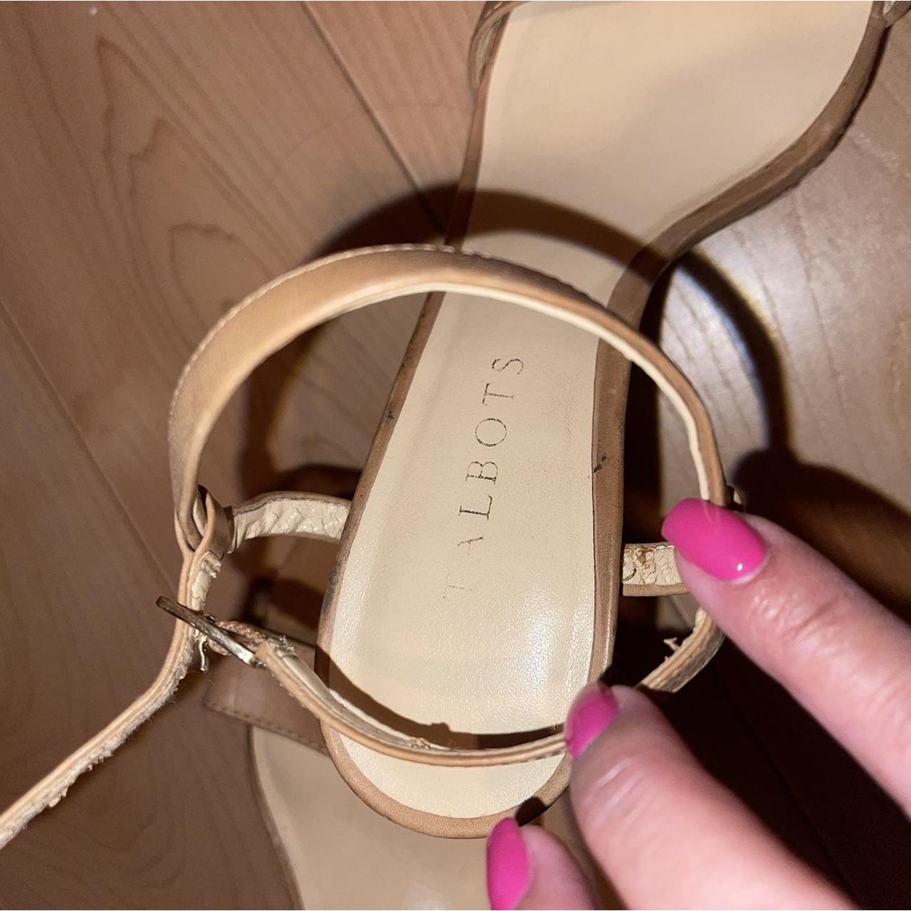 talbots black sandals