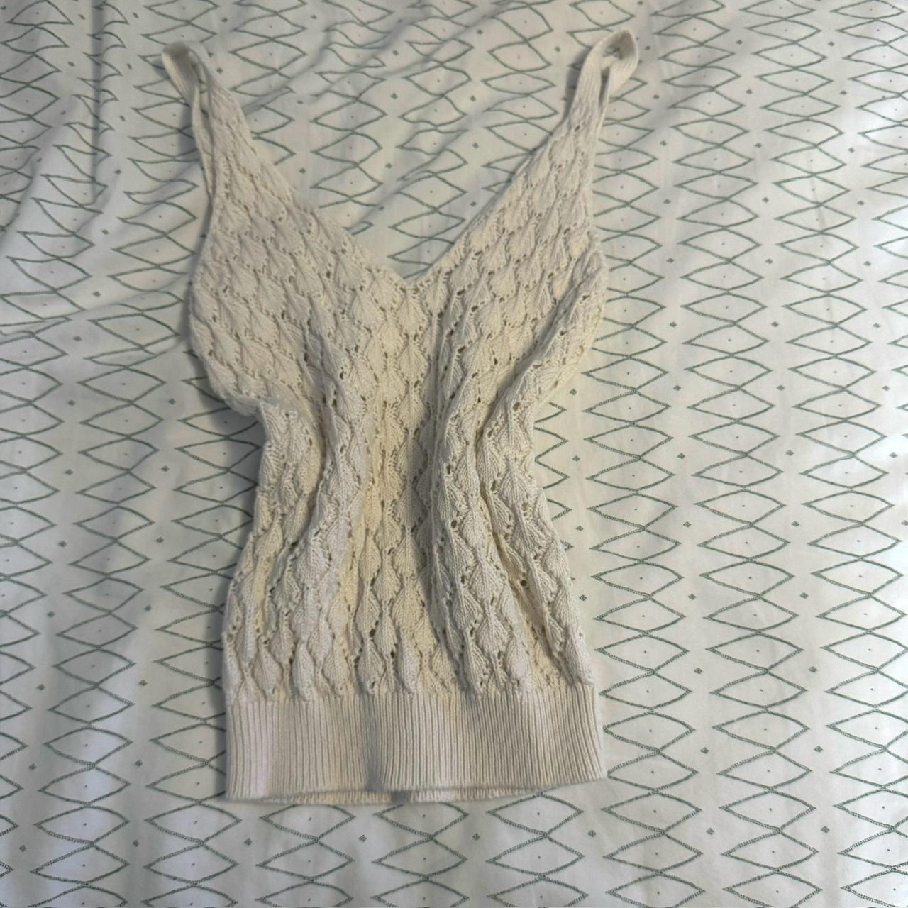 knitted brandy tank Depop