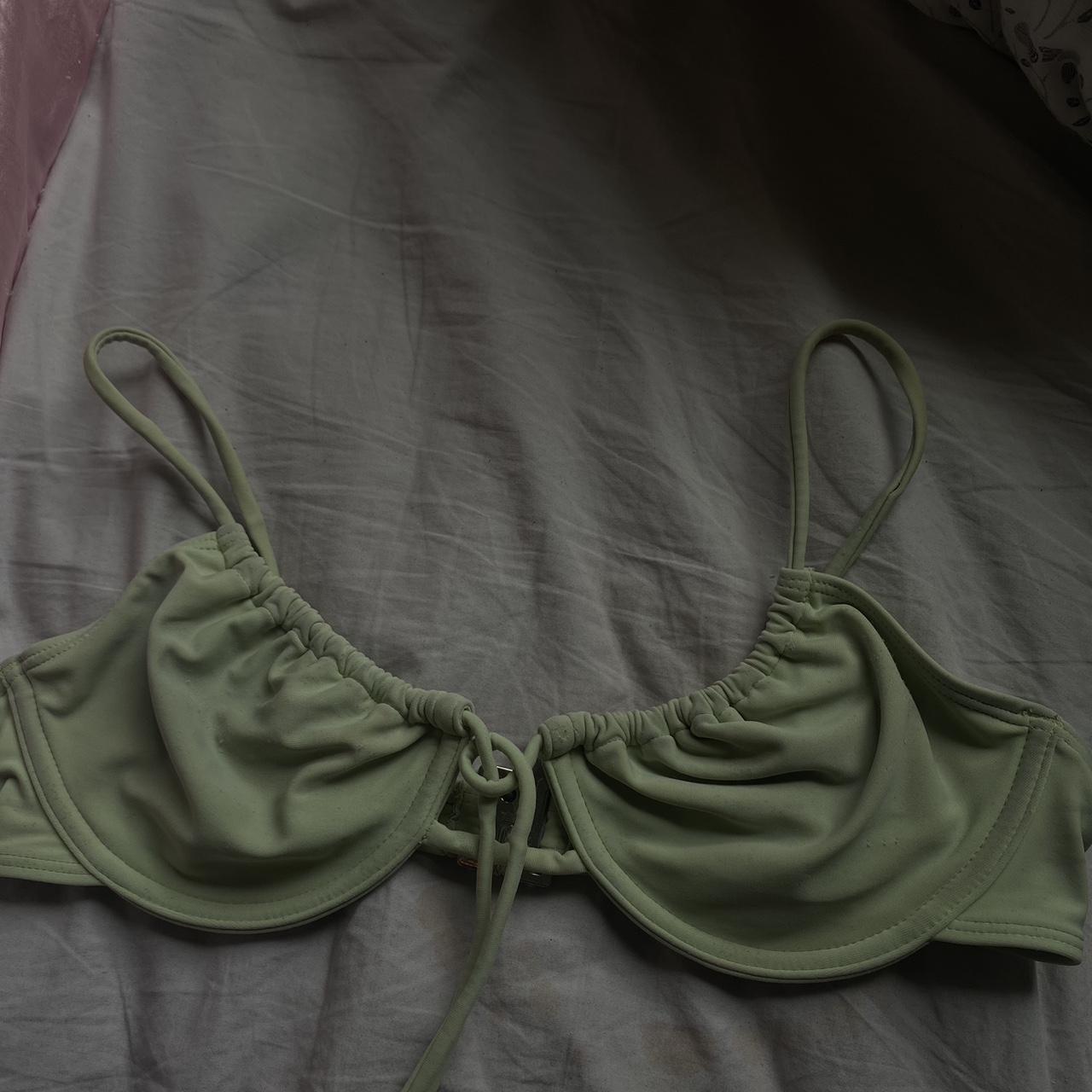 Glassons Light Green Bikini Top Bra Bamba Swim Depop