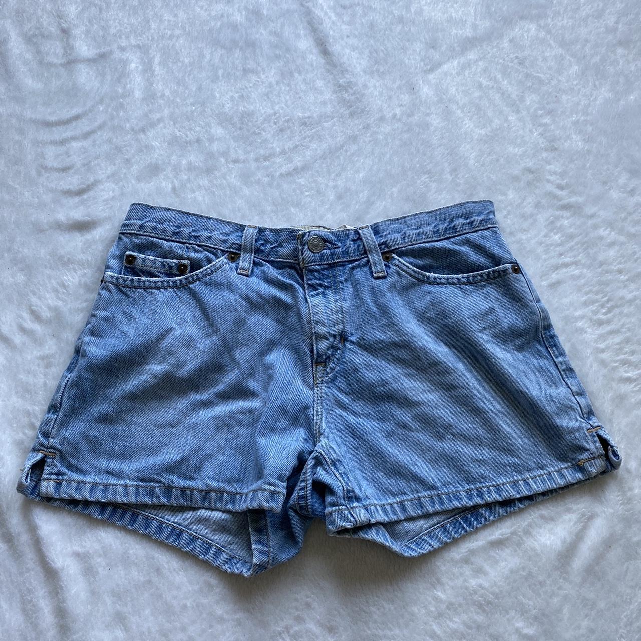 Gap Women's Blue Shorts Depop