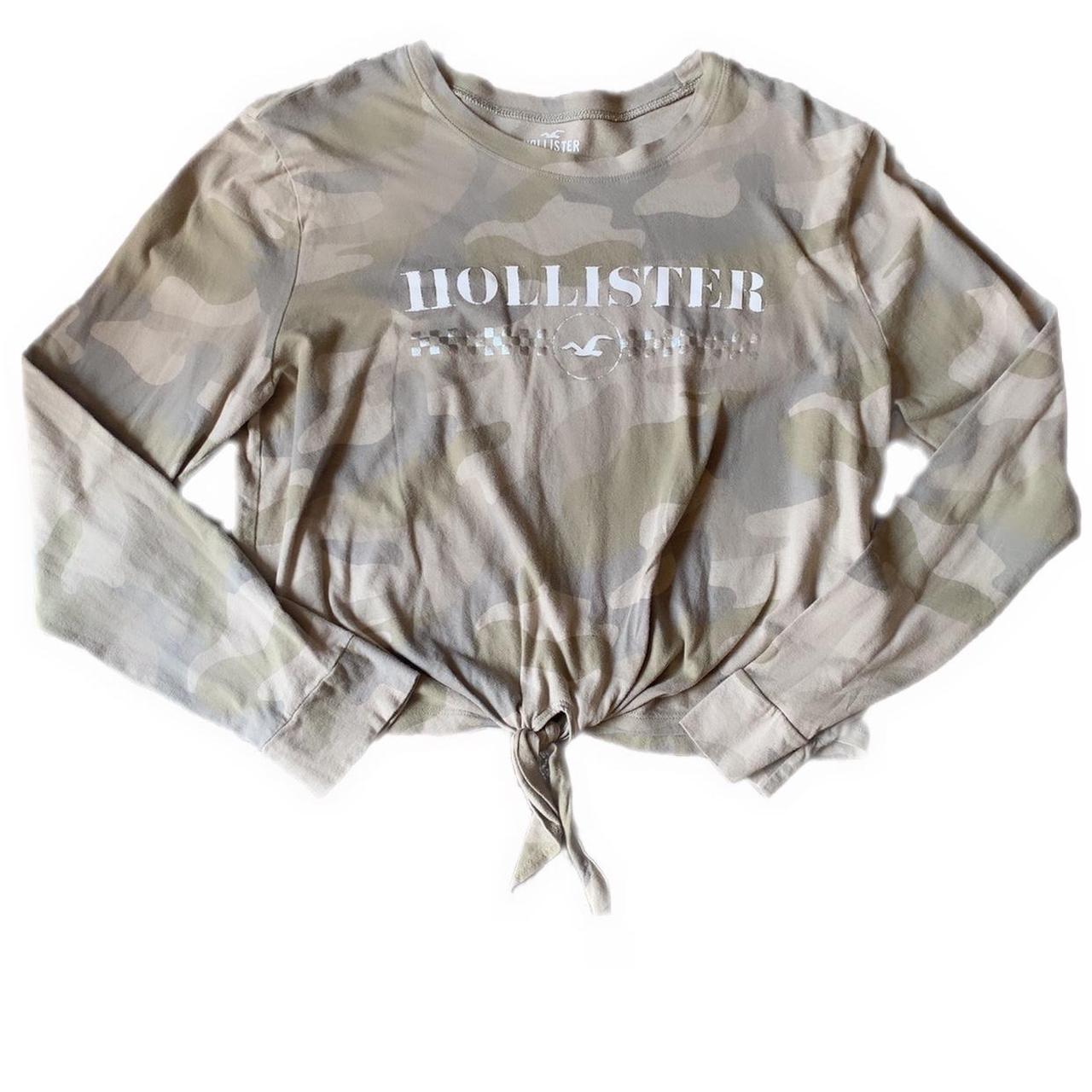 Hollister long sleeve outlet crop top