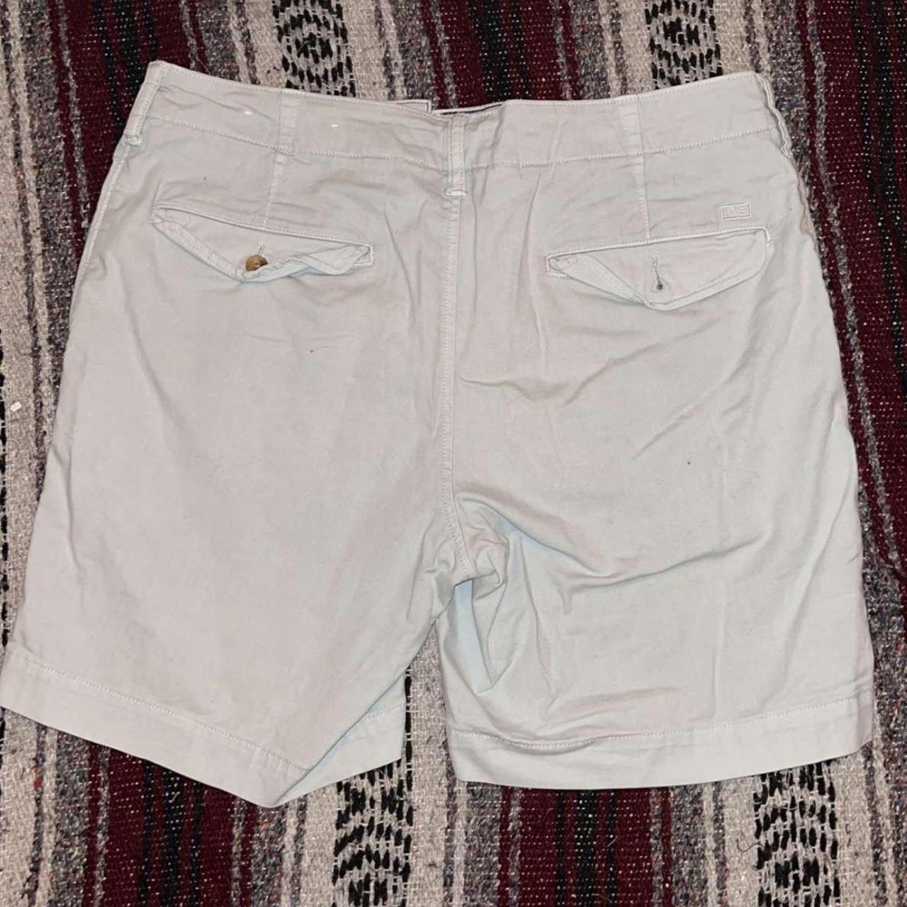 American Eagle Outfitters Men's Blue and White Shorts | Depop