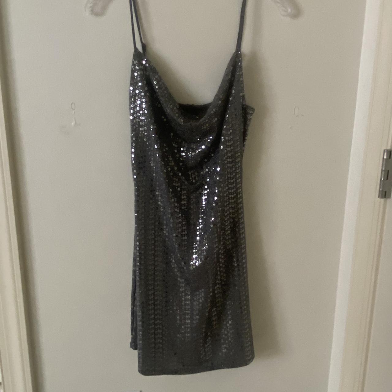 urban outfitters silver sparkly minidress! bought it... - Depop