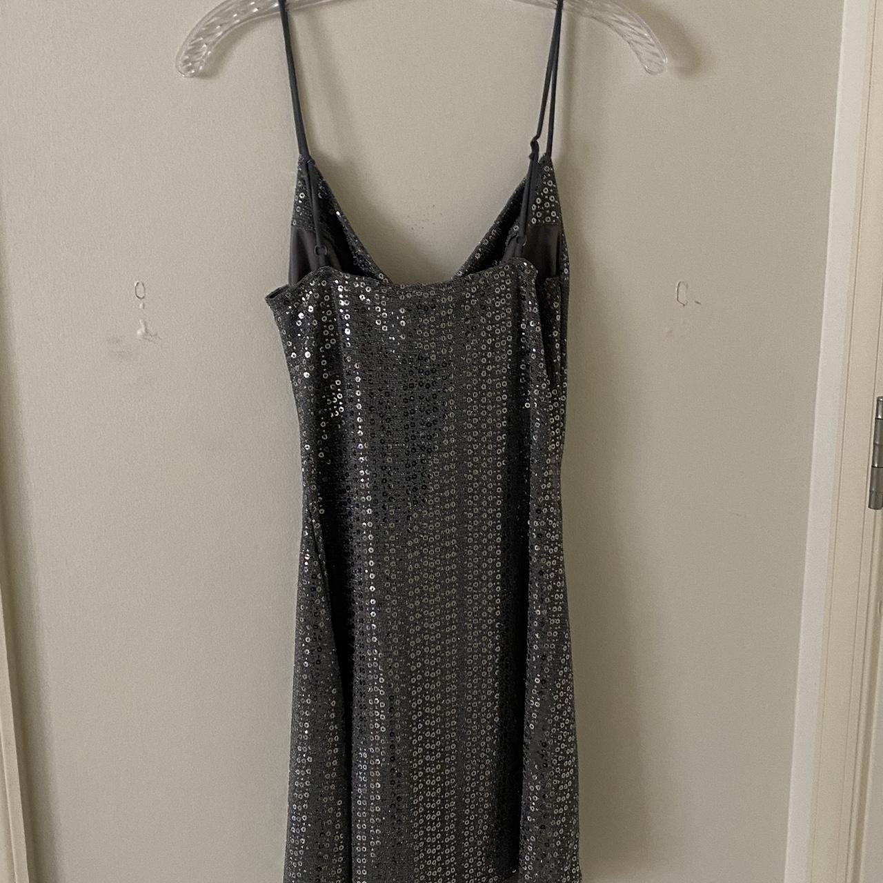 urban outfitters silver sparkly minidress! bought it... - Depop