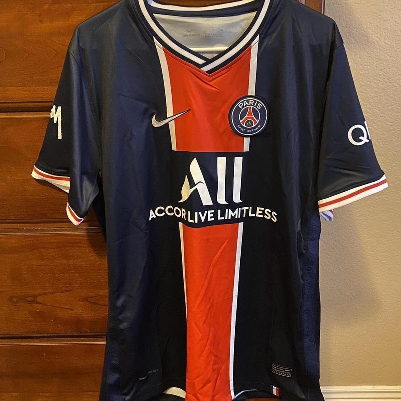 Stussy x PSG Football Jersey Navy Blue