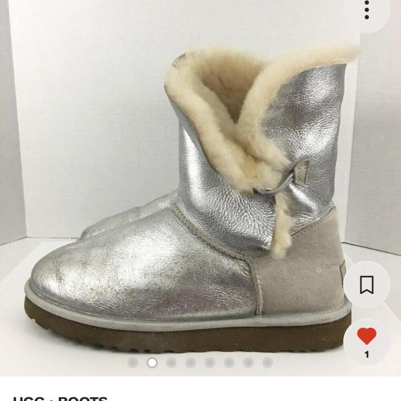 Silver fashion uggs