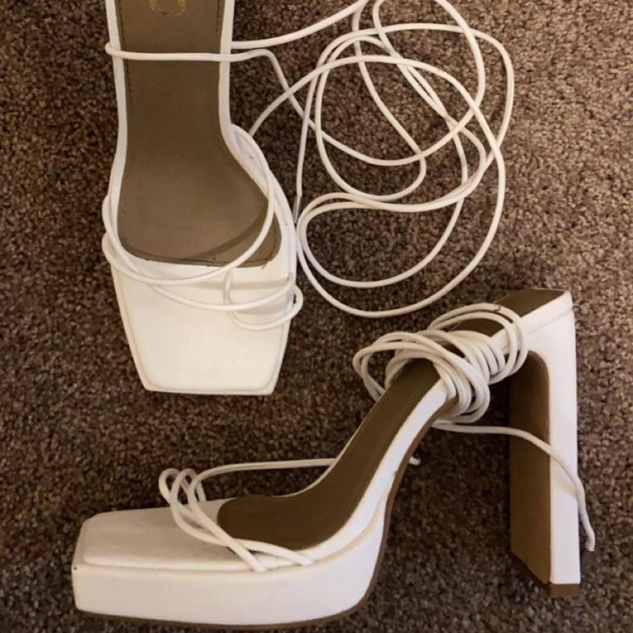 EGO Women's White Sandals