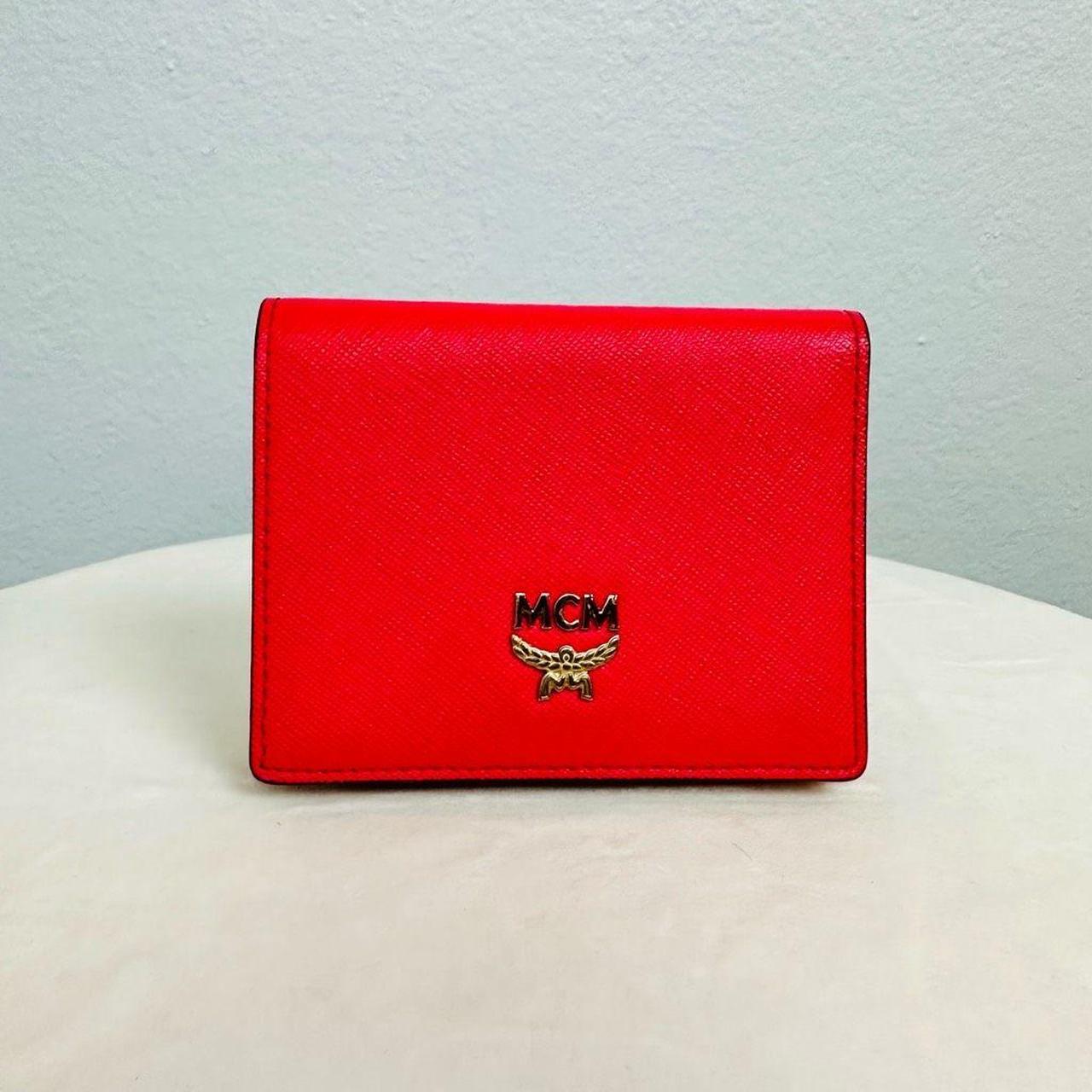 Mcm hot pink discount wallet