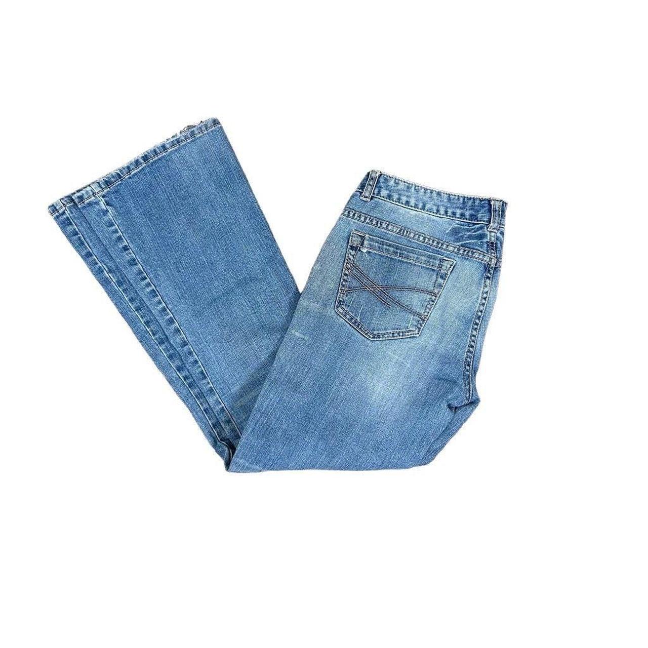 Aeropostale Hailey Blue Skinny Flare Jeans Size Depop