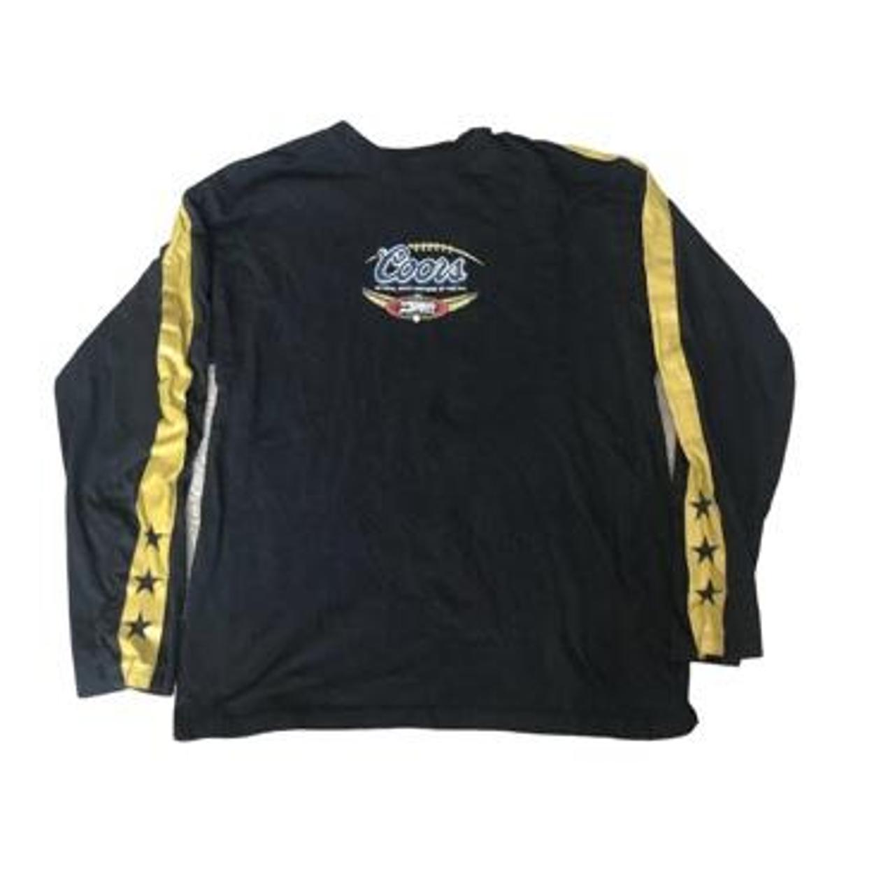 Vintage/y2k coors beer NFL long sleeve!! Size... Depop