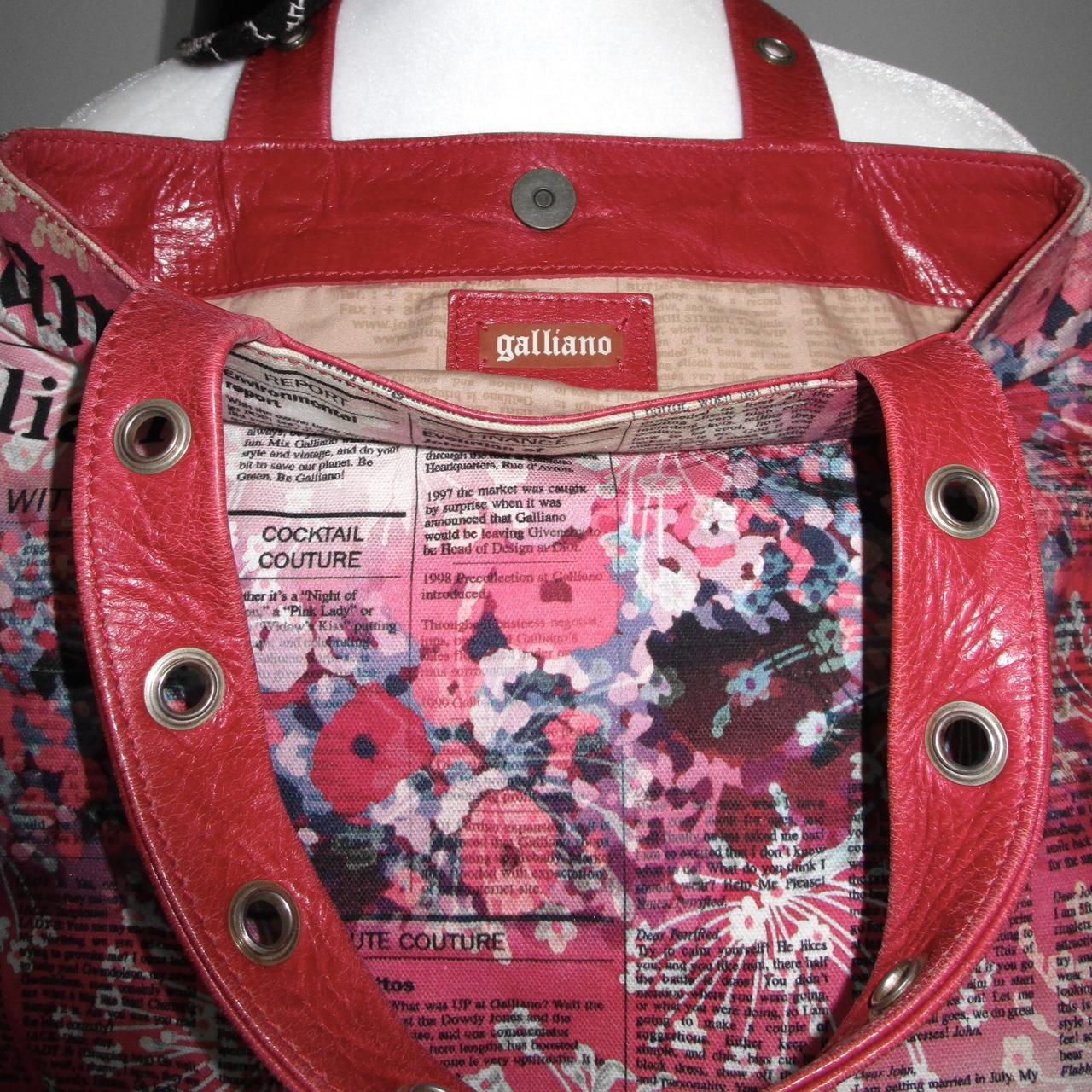 John Galliano Women's Outdoors Bag Pink/Multi – vintage John