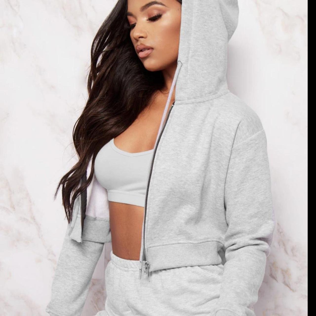 Plt grey cropped jumper best sale