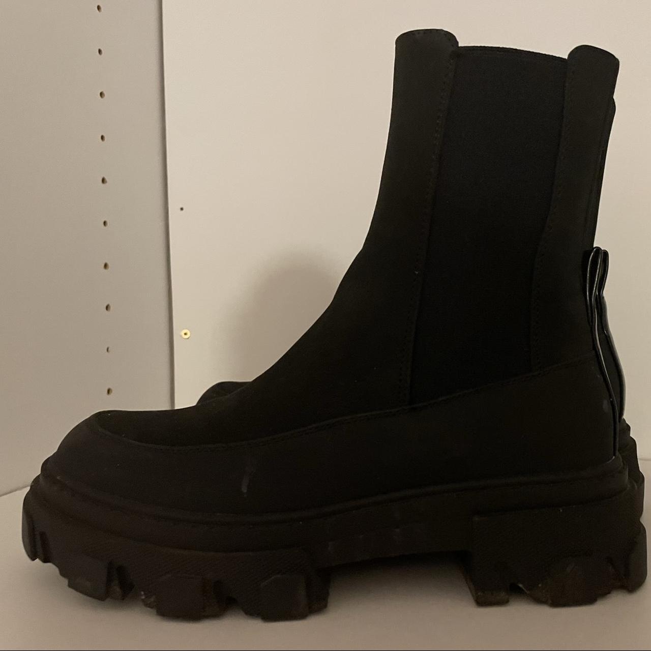 asos black cowboy boots