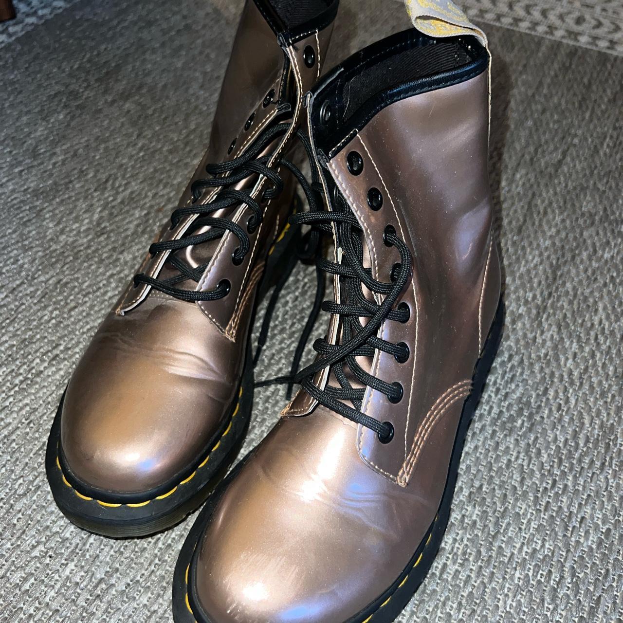 Rose gold outlet vegan doc martens