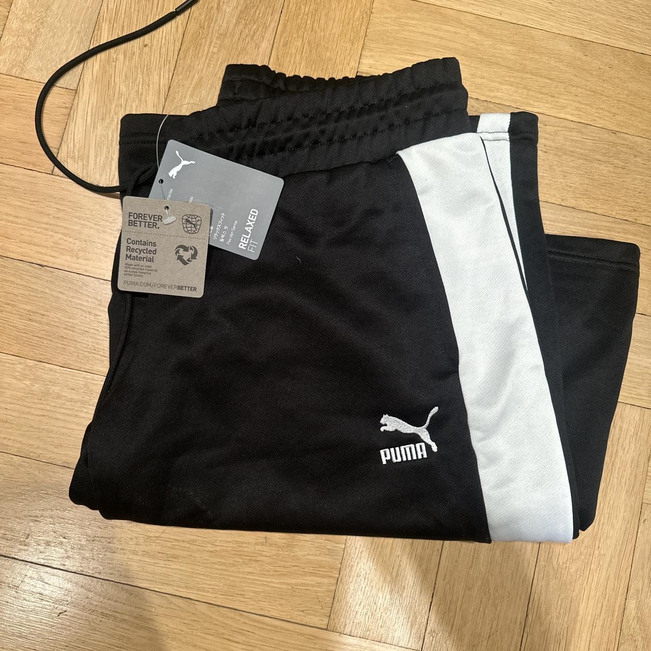 Puma T7 women s low rise track pants Size medium. Depop