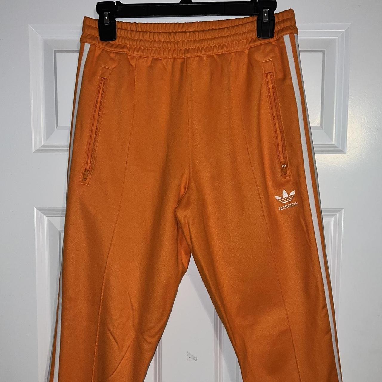 Mens orange adidas sales pants